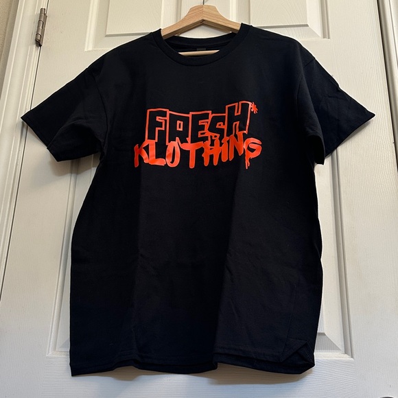 Black and Orange Men's Short Sleeve Tee - Picture 1 of 1